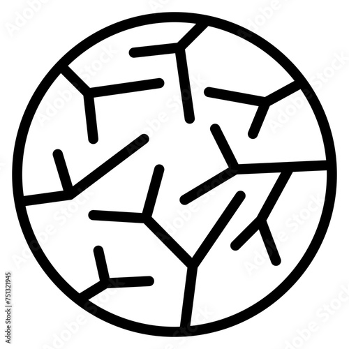 Dry Skin icon vector image. Can be used for Allergy Symptoms.