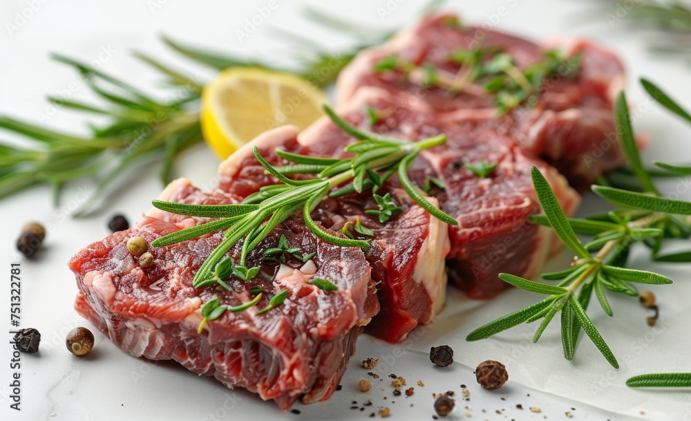lamb meat isolated on white background lamb meat isolated on white background