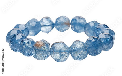 Celestite bracelet isolated on transparent Background