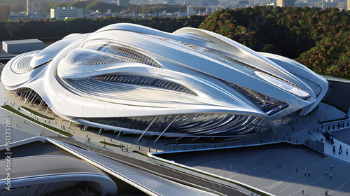 Futuristic sports stadiums © Hassan