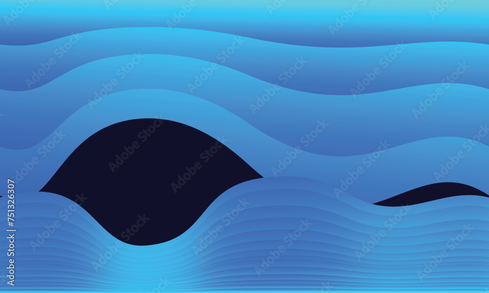 background gradient blue abstract shapes modern