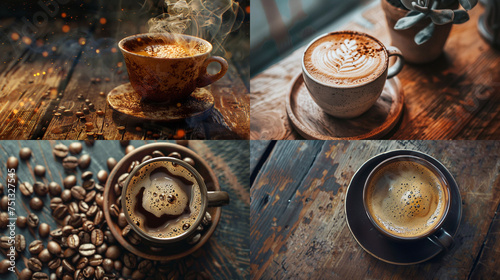 coffee grinder and coffee beans