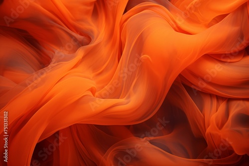 Smoke orange texture horror. Steam magic. Generate Ai