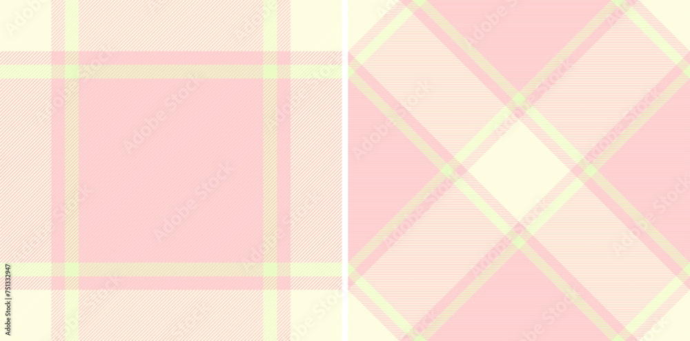 Fototapeta premium Background plaid tartan of pattern vector seamless with a textile texture check fabric.