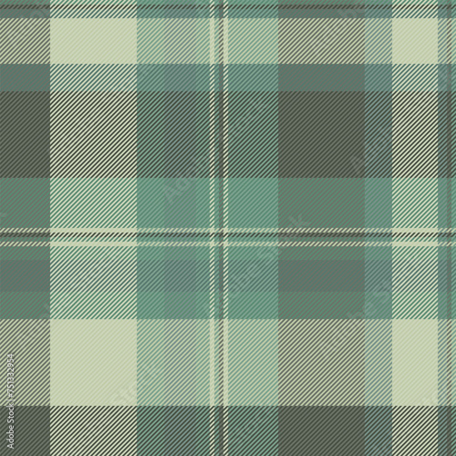 Vector fabric pattern of check seamless background with a tartan textile plaid texture.