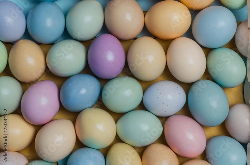 colorful easter eggs