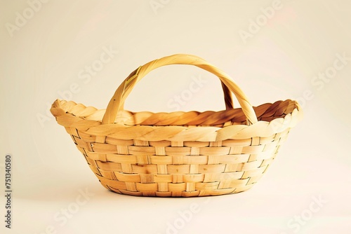 a basket with a handle photo