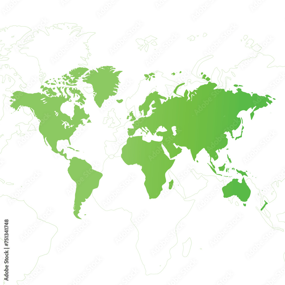 Vector World map
