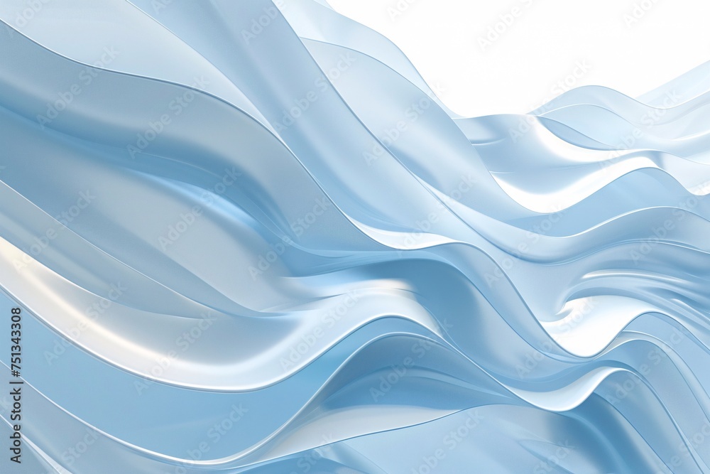 a close up of a white and blue wave