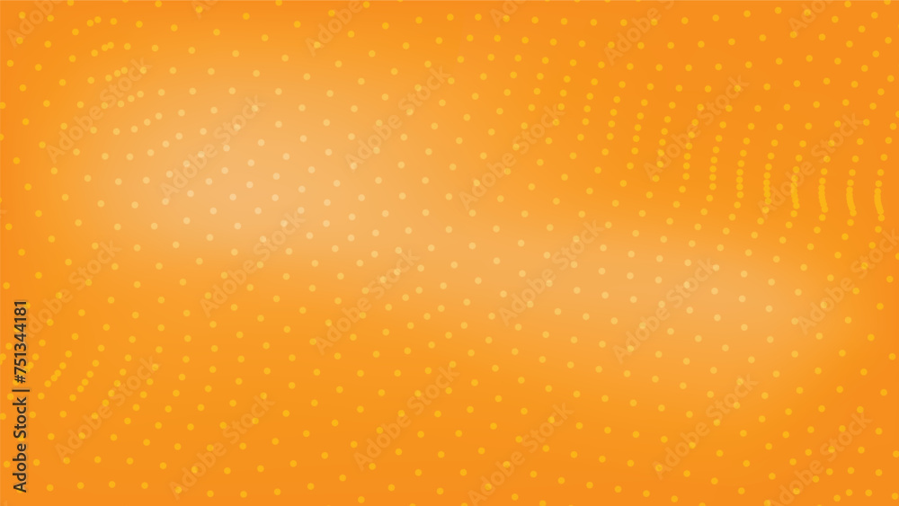 abstract orange background with dots. modern graphic design element