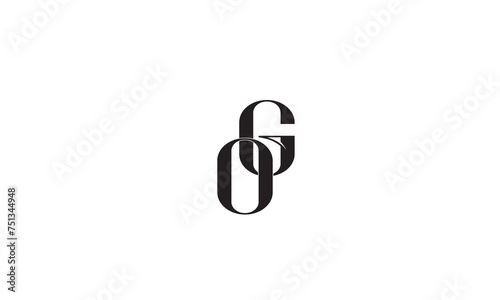 OG, GO, O, G Abstract Letters Logo Monogram 