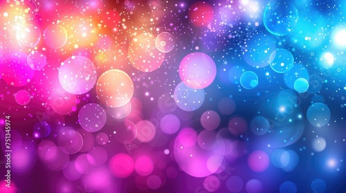 Abstract blured and bokeh shiny modern background