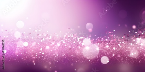 Close up of a vibrant purple glitter background, perfect for adding a touch of sparkle to your designs 
