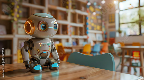 Wallpaper Mural a small robot in kindergarten Torontodigital.ca