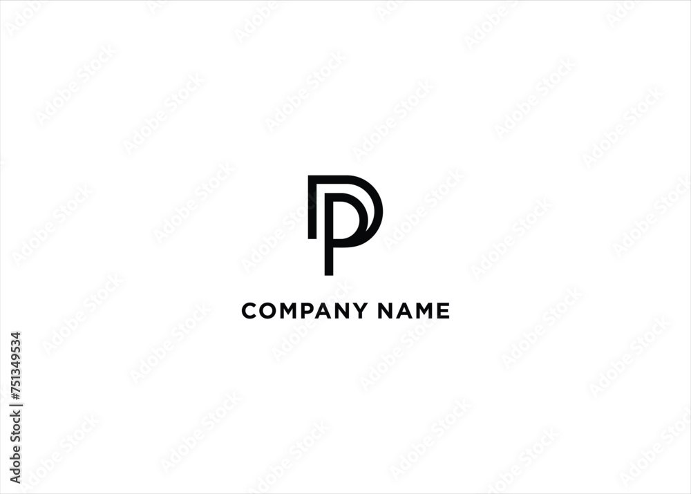 Initial PD Logo Design Vector Initial PD Logo Design Vector