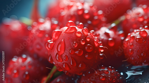 Ripe strawberries with a solid background and close-up,fresh strawberry,Raspberry juice in a glass with fresh raspberries on a white background