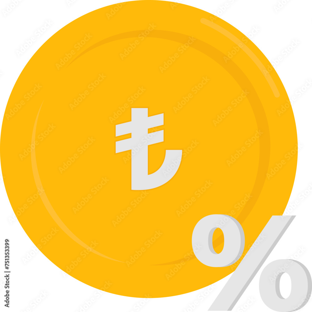 Obraz premium Turkish Lira Currency Tax