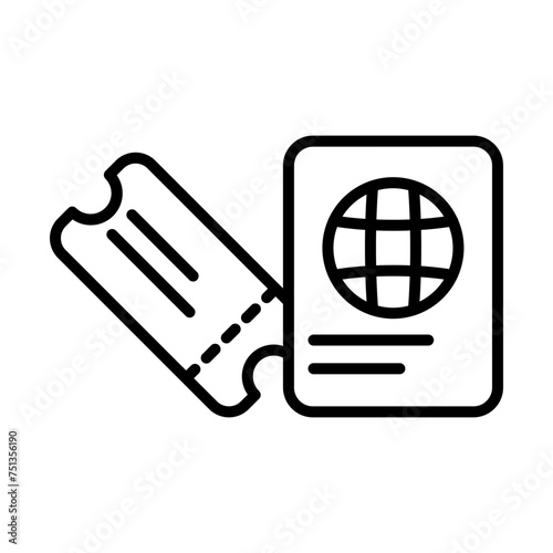 Travel Essentials line icon