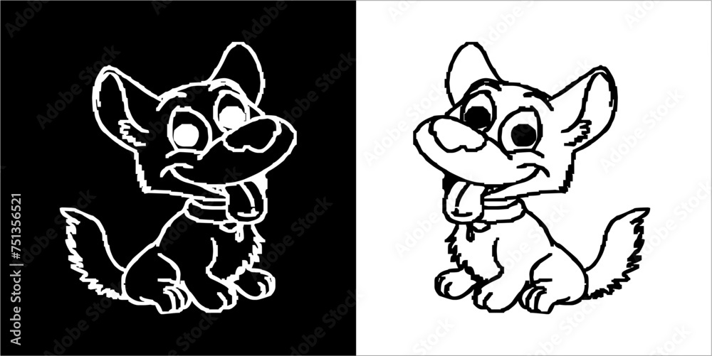 Illustration vector graphics of pupie icon Illustration vector graphics of pupie icon