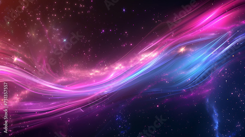 Abstract fractal background for creative design looks like galaxies in space.