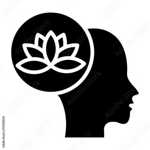 Peace Of Mind glyph icon