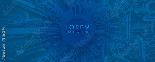abstract electronic circuit backround vector illustration