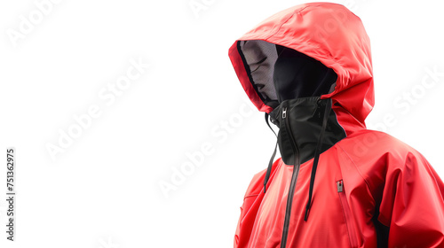 A sporty windbreaker jacket