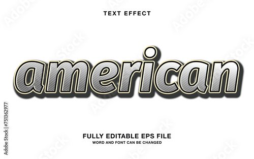 Vintage Editable text effect. Vintage classic style text effect