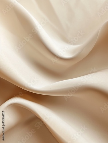 Elegant Beige Fabric Waves