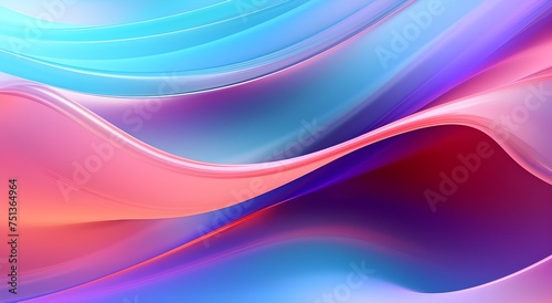 A vibrant and colorful abstract background with flowing wavy lines 