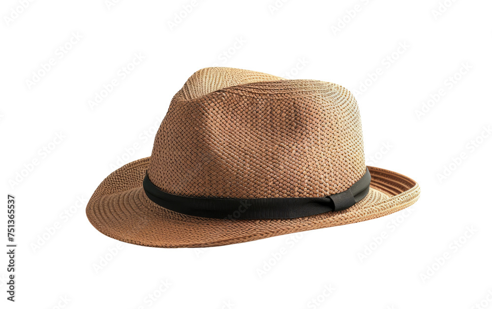 Perspective on a Hat isolated on transparent Background