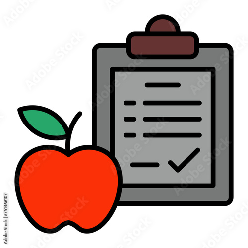   Dietary line filled icon