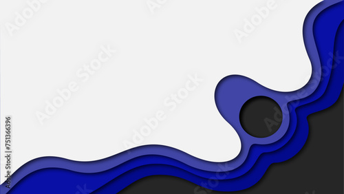 Paper cut abstract background style. Realistic 3d vector design layout for a website template, business presentations, flyers, posters, print station, cards, brochure cover.