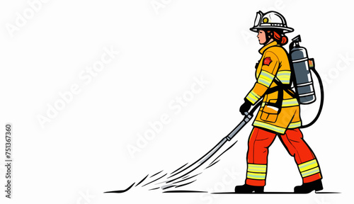 e un bombero