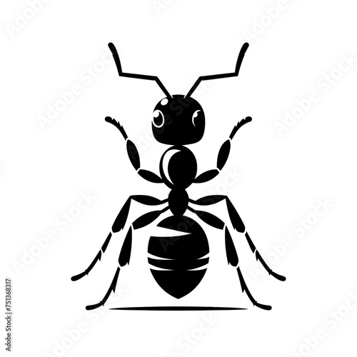 Ant isolated engraved vector illustration © Almaz