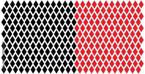 Harlequin seamless pattern. Rhombus background vector isolated