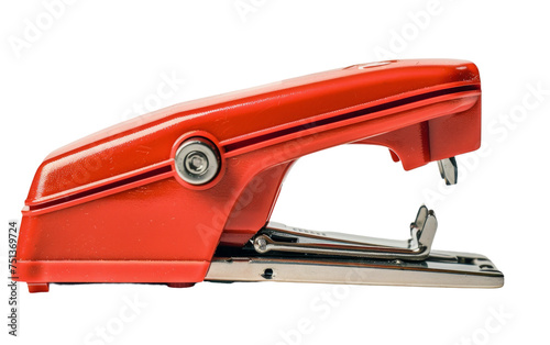 The Practicality of a Stapler On Transparent Background.