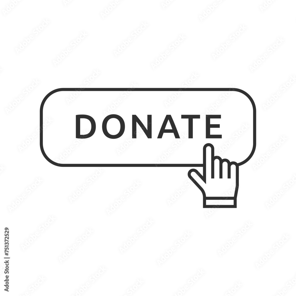 Donate button. Click button donate. Button for donation and charity. Donation by online payments. Donate button. Click button donate. Button for donation and charity. Donation by online payments.