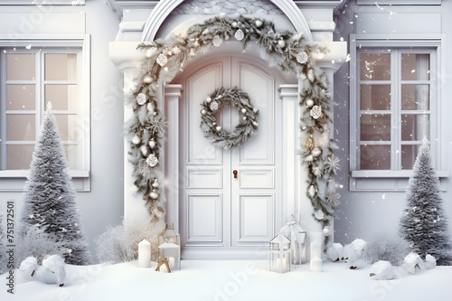door with snow © Naeem