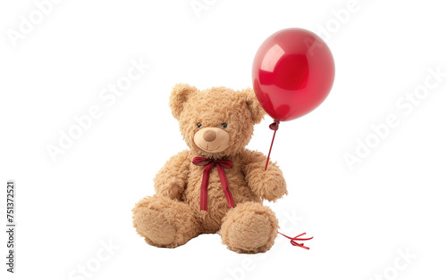 Fuzzy Friend: Teddy Bear isolated on transparent Background