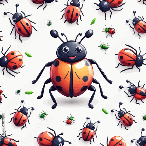 Bug Icon Cartoon Design Very Cool 