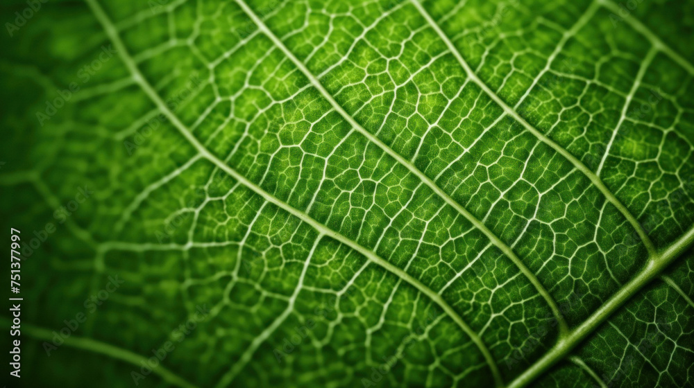 Green leaf macro Green leaf macro