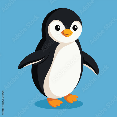 Illustration of a penguin © CreativeDesigns
