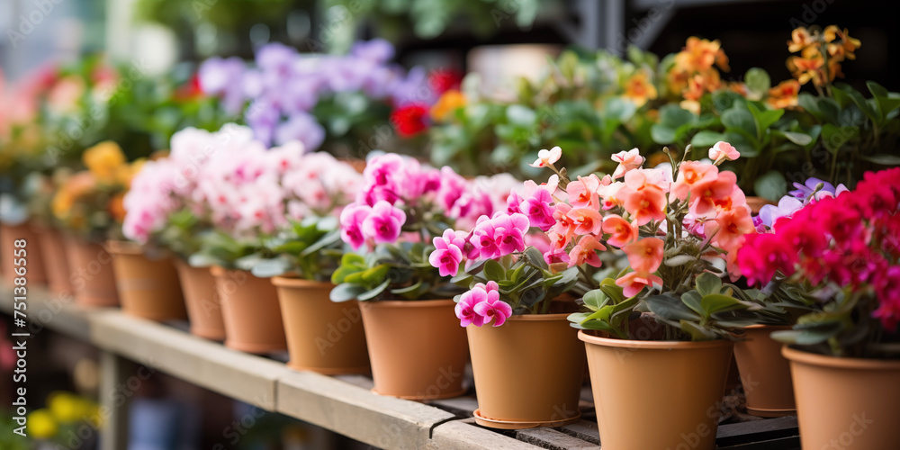Spring flowers in pots. Happy Easter background. Seedlings and gardening, flower shop. Mother's Day. International Women's Day. Spring flowers in pots. Happy Easter background. Seedlings and gardening, flower shop. Mother's Day. International Women's Day.