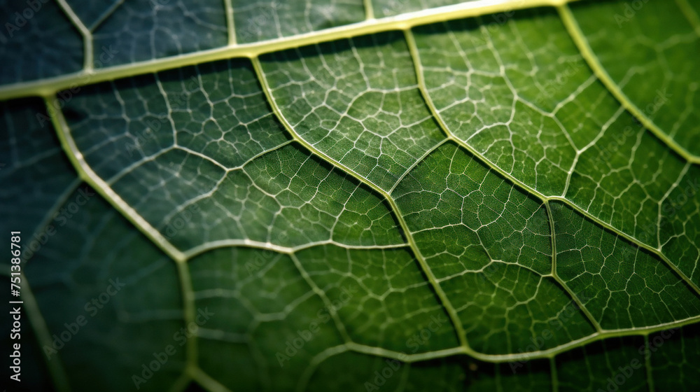 Green leaf macro Green leaf macro