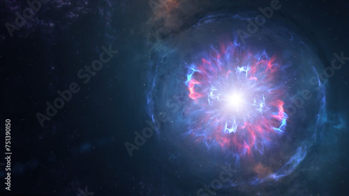 Supernova in space