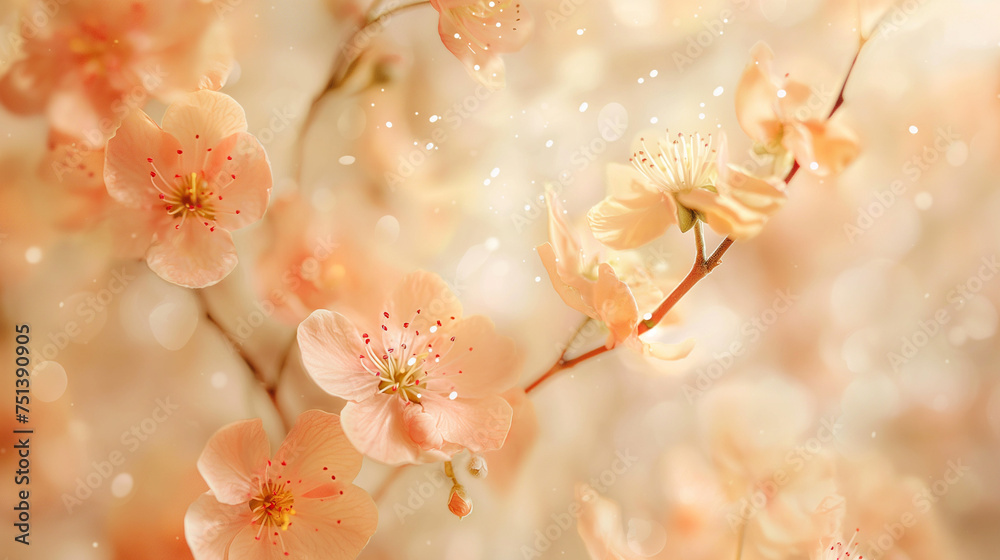 Softly contrasted, dotted background in serene shades of coral and cream, styled with elegant patterns and a minimalist touch, evoking tranquility Softly contrasted, dotted background in serene shades of coral and cream, styled with elegant patterns and a minimalist touch, evoking tranquility