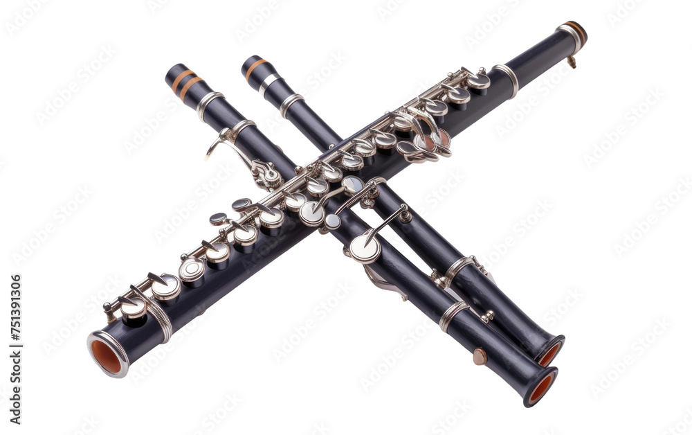 Toy Oboes Galore isolated on transparent Background