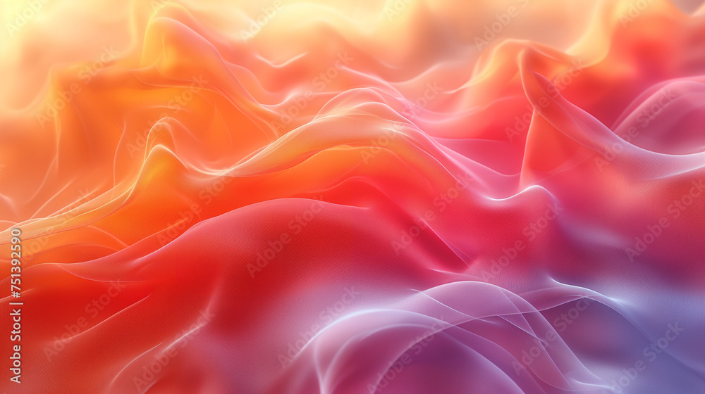 Abstract colored waves background