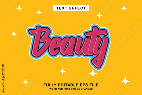 3d Style editable text effect